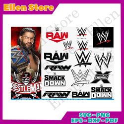 wwe svg bundle
