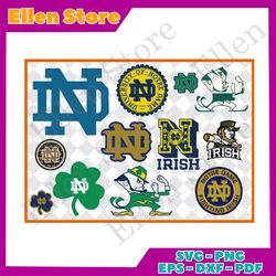 notre dame irish svg bundle