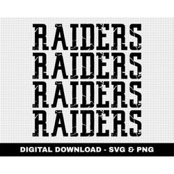 raiders svg, distressed svg, basketball svg, cricut, sports svg, stacked svg, game day svg, digital download, team spiri