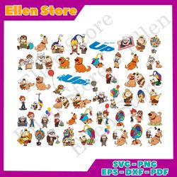80 pixar up svg bundle