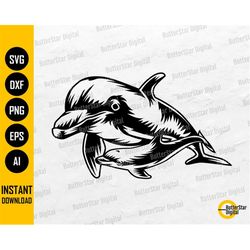 mama and baby dolphin svg | ocean animals svg | sea creature svg | beach underwater fish | cut files clip art vector dig