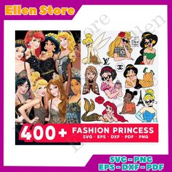 fashion princess svg bundle