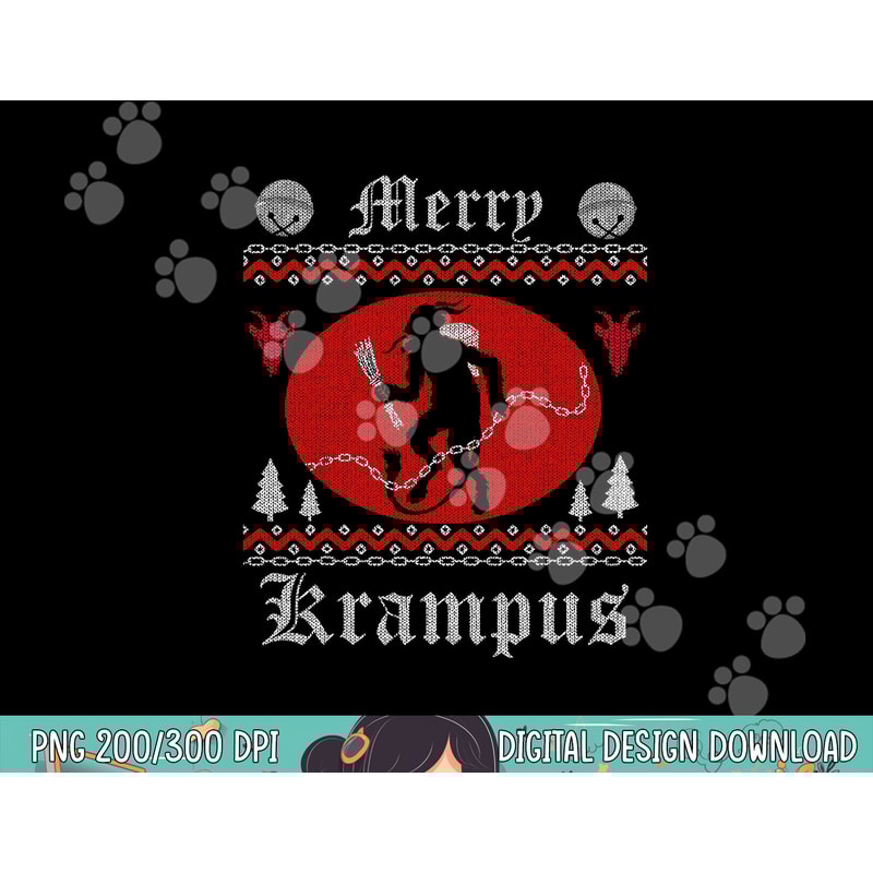 Merry Krampus Christmas Xmas Horror Ugly Sweater Evil Pajama png, sublimation copy.jpg