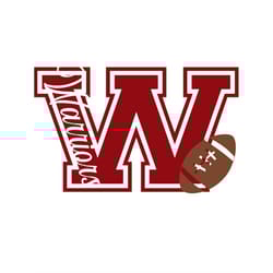 warriors football svg