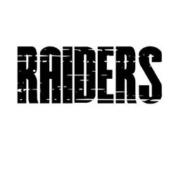 raiders distressed svg