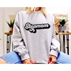 stepmom svg, digital downloads, retro svg, family svg, mother's day svg, groovy svg, stepmother svg, cricut, mama svg, s