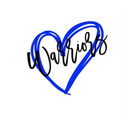 warriors heart svg
