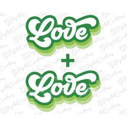 love svg, st patricks day svg, digital download, groovy font svg, distressed svg, happy st patrick's day svg, st patty d