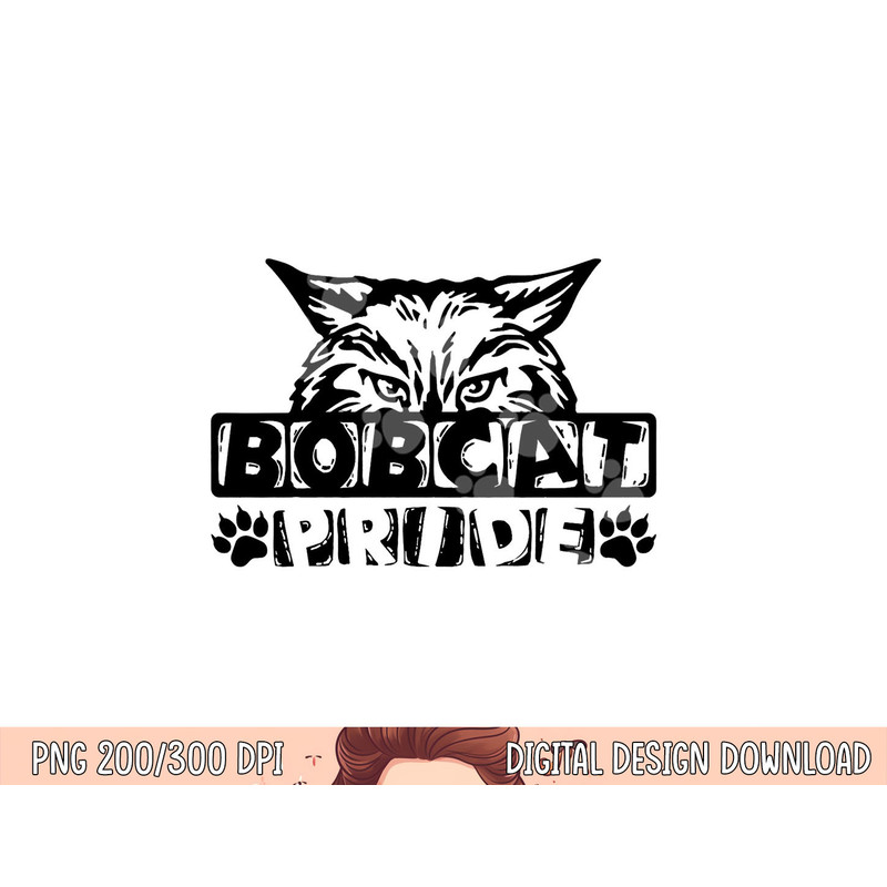 Bobcats School Sports Fan Team Spirit png, sublimation copy.jpg
