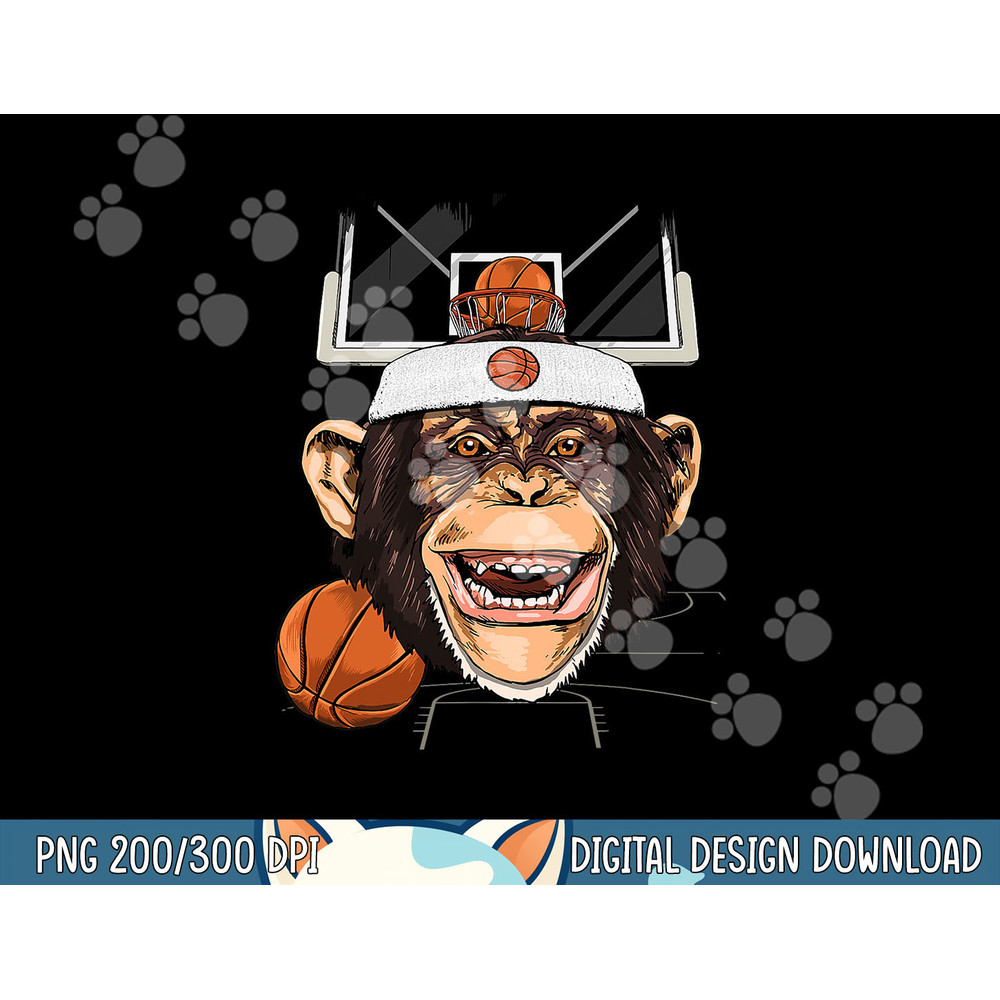 Monkey Basketball Monkey Lovers Basketball Player png, sublimation copy.jpg