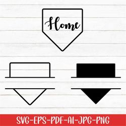 home plate svg, baseball plate svg, monogram svg, baseball svg, digital download, baseball love svg, printable, game day