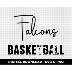 falcons svg, basketball player svg, game day svg, basketball svg, cricut, digital downloads, team spirit svg, sports svg