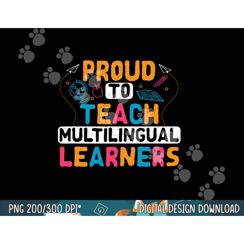 Multilingual Teacher Linguist Language ESL Teaching png, sublimation copy.jpg