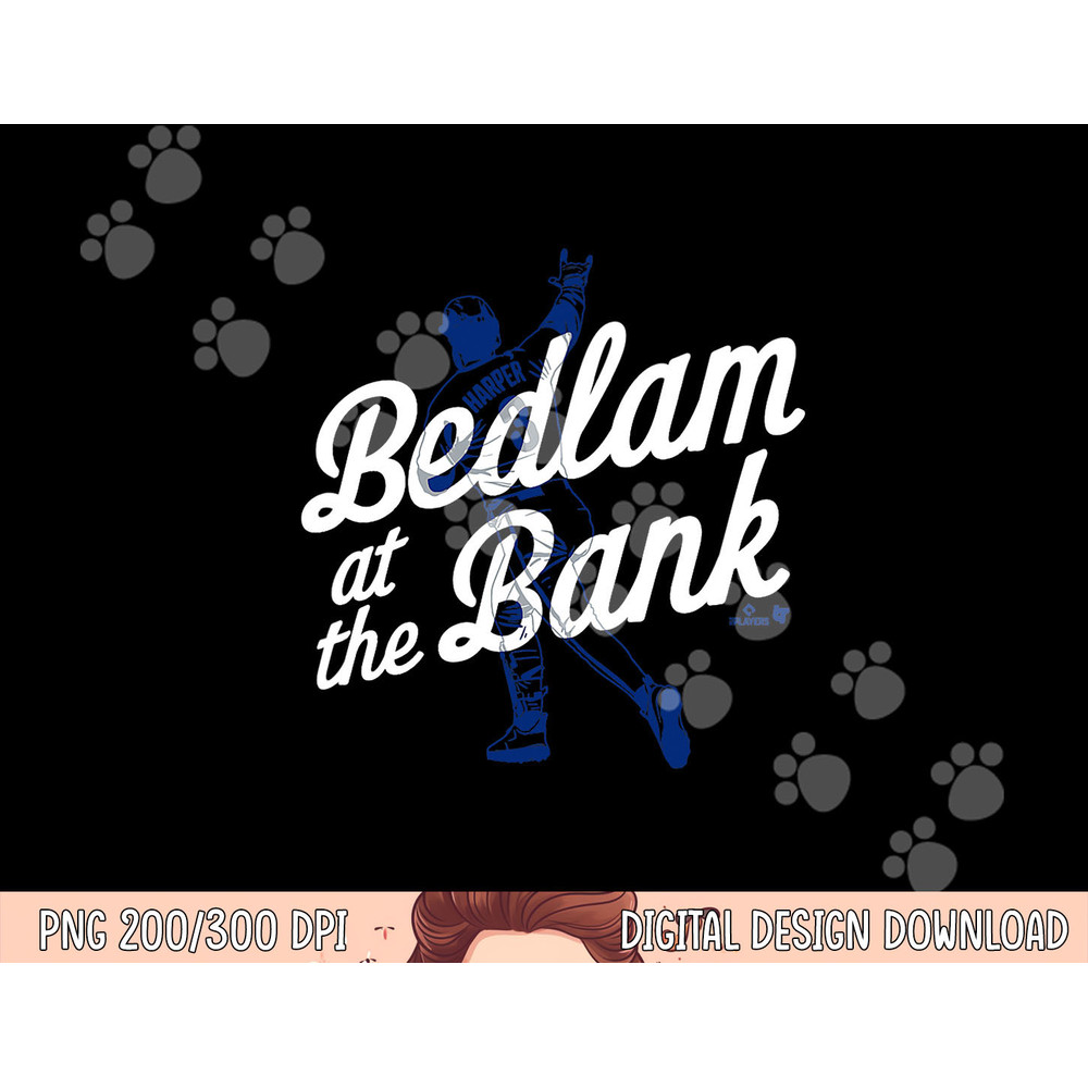 Bryce Harper - Bedlam at the Bank - Philadelphia Baseball png, sublimation copy.jpg