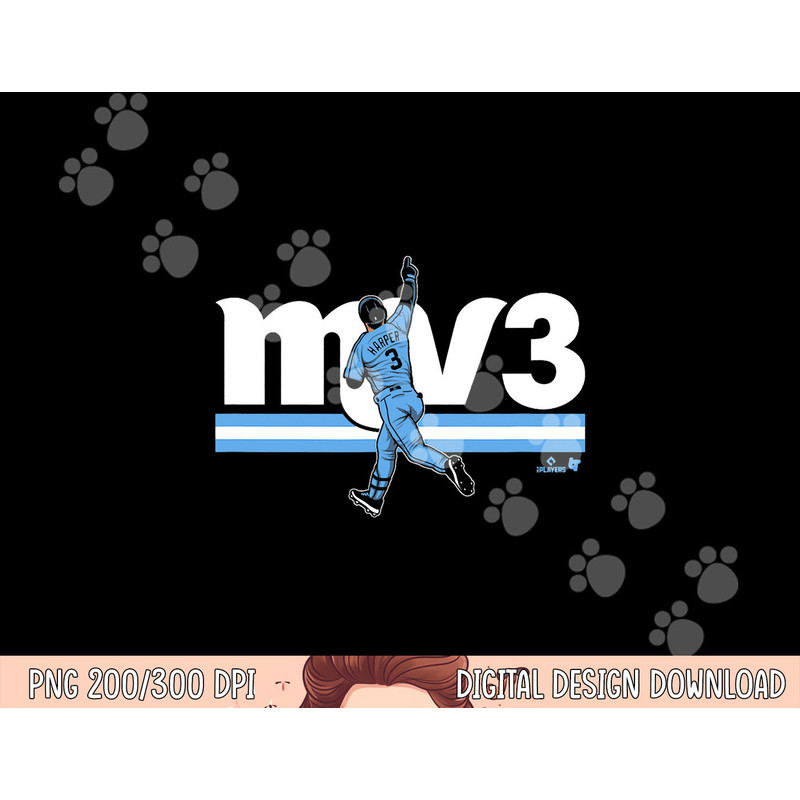 Bryce Harper - MV3 - Philadelphia Baseball png, sublimation copy.jpg