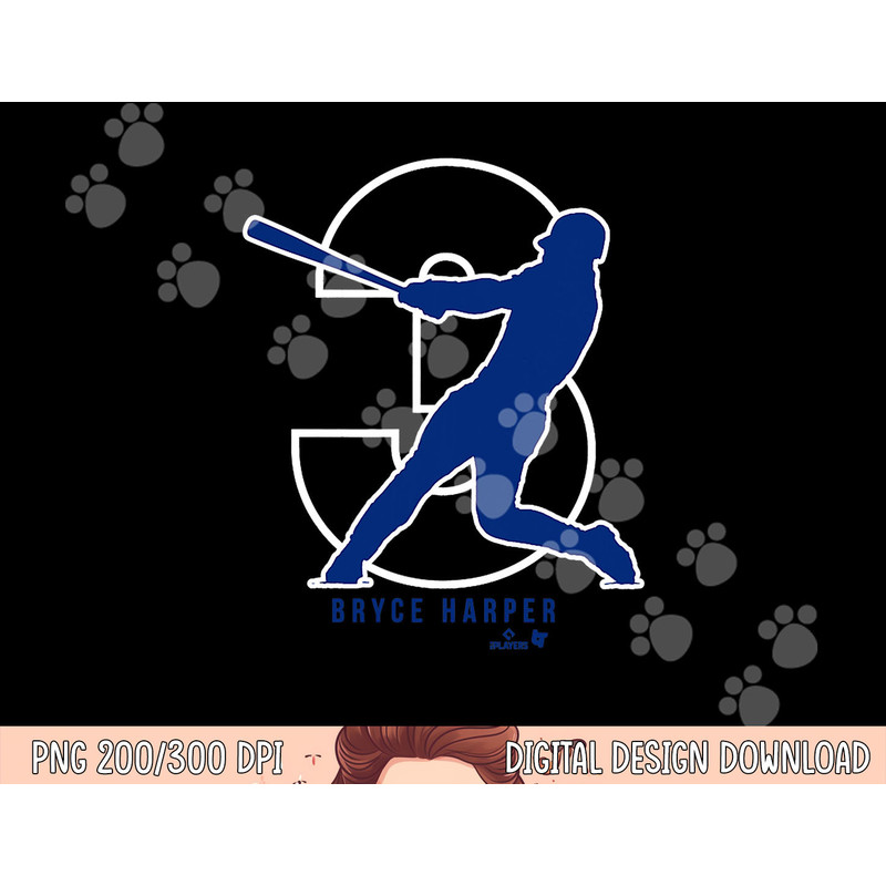 Bryce Harper 3 Philadelphia - Philadelphia Baseball png, sublimation copy.jpg