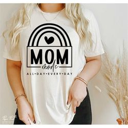 Mom Mode All Day Every Day Svg, Gift for mom Svg, Mom shirt Svg, Mom quote Svg, Mom life Svg, Mothers Day Svg, Dxf Png C