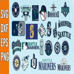 Bundle 24 Files Seattle Mariners Baseball Team Svg, Seattle Mariners Svg, MLB Team  svg, MLB Svg, Png, Dxf, Eps, Jpg, In