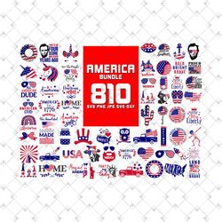 810 files america bundle svg, independence day svg, 4th of july svg, america 1776 svg, made america svg, unicorn america