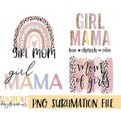 mom of girls sublimation png, girl mama bundle sublimation file, girl mom shirt png design, mama sublimation design, dig