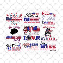 god bless the usa bundle svg, independence day svg, 4th of july bundle, 4th of july svg, america svg, patriotic svg, all