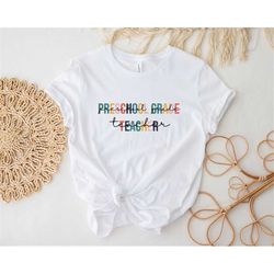 preschool teacher shirt for teacher appreciation gift teacher school shirt for teacher life shirt for funny school tee b