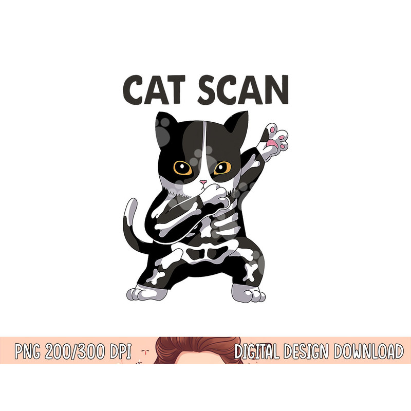 Cat Scan CT Scan Funny Cat X-Ray Pun Meme Rad Tech png,sublimation copy.jpg