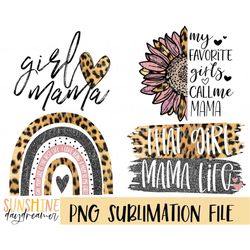 girl mama sublimation png, mom of girls bundle sublimation file, girl mom shirt png design, mama sublimation design, dig