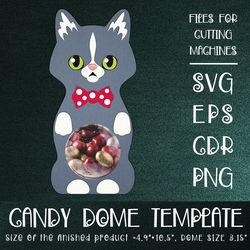 munchkin cat | candy dome template
