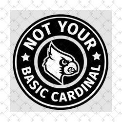 cardinals svg, high school mascot, school spirit , not your basic cardinals, cardinals cricut cut files , silhouette, sc