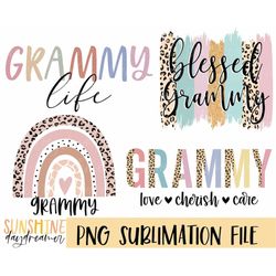 grammy sublimation png, grammy bundle sublimation file, grammy shirt png design, grandma sublimation design, digital dow