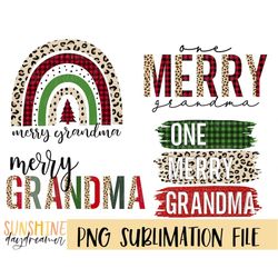 christmas grandma sublimation png, grandma bundle sublimation file, merry grandma png design, sublimation design, digita