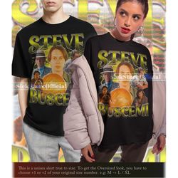 steve buscemi vintage shirt, steve buscemi homage tshirt, steve buscemi fan tees, steve buscemi retro 90s sweater, ste