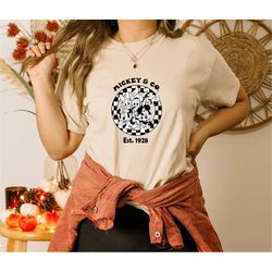 mickey & co 1928 shirt, disneyworld shirts, disney vacation shirt, retro vintage disney shirt, retro mickey and co, disn