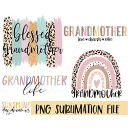 grandmother sublimation png, grandmother bundle sublimation file, grandma shirt png design, grammy sublimation design, d
