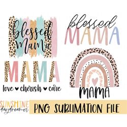mama sublimation png, mama shirt bundle sublimation file, mom png design, blessed mama sublimation design, digital downl