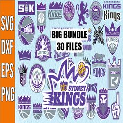 Bundle 34 Files Sacramento Kings Basketball Team svg, Sacramento Kings svg, NBA Teams Svg, NBA Svg, Png, Dxf, Eps, Insta