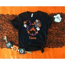 personalized disney halloween shirt, halloween shirt, disney shirt, halloween family shirts, women disney halloween shir