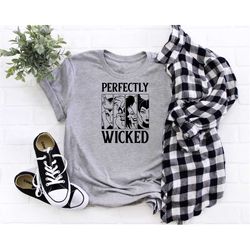 perfectly wicked shirt, halloween family t-shirt, disney halloween shirt, disney trip shirt, funny halloween shirt, hall