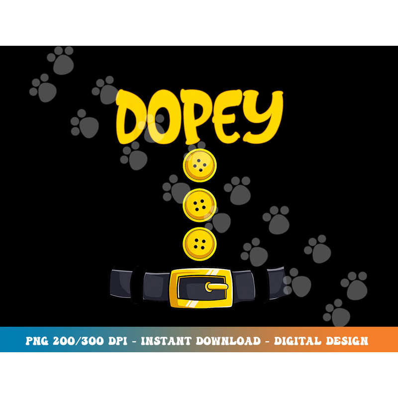 Dopey Halloween Dwarf Costume Color Matching png, sublimation copy.jpg