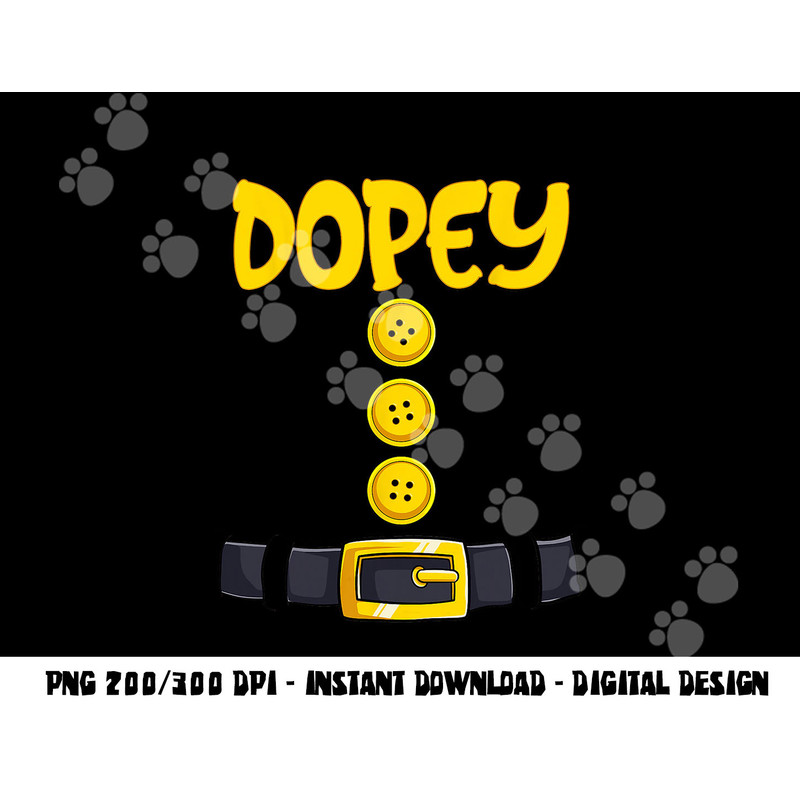 Dopey Halloween Dwarf Costume Color Matching png, sublimation copy.jpg