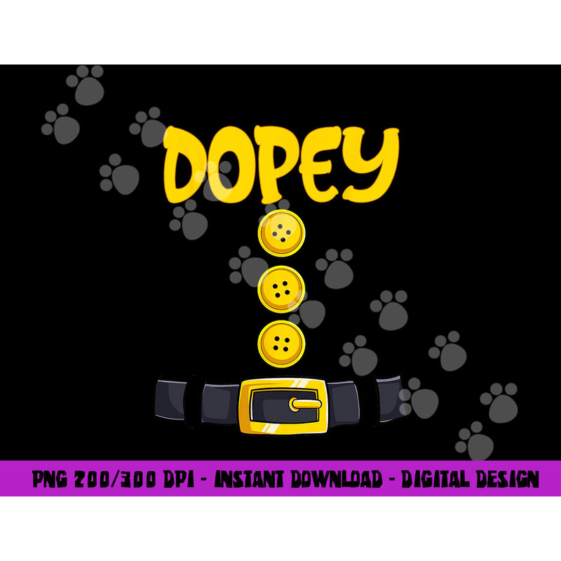 Dopey Halloween Dwarf Costume Color Matching png, sublimation copy.jpg