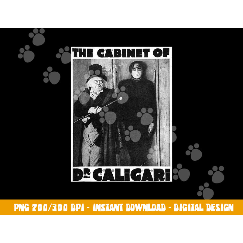 Dr Caligari Halloween Monster Poster Vintage Horror Movie png,sublimation copy.jpg