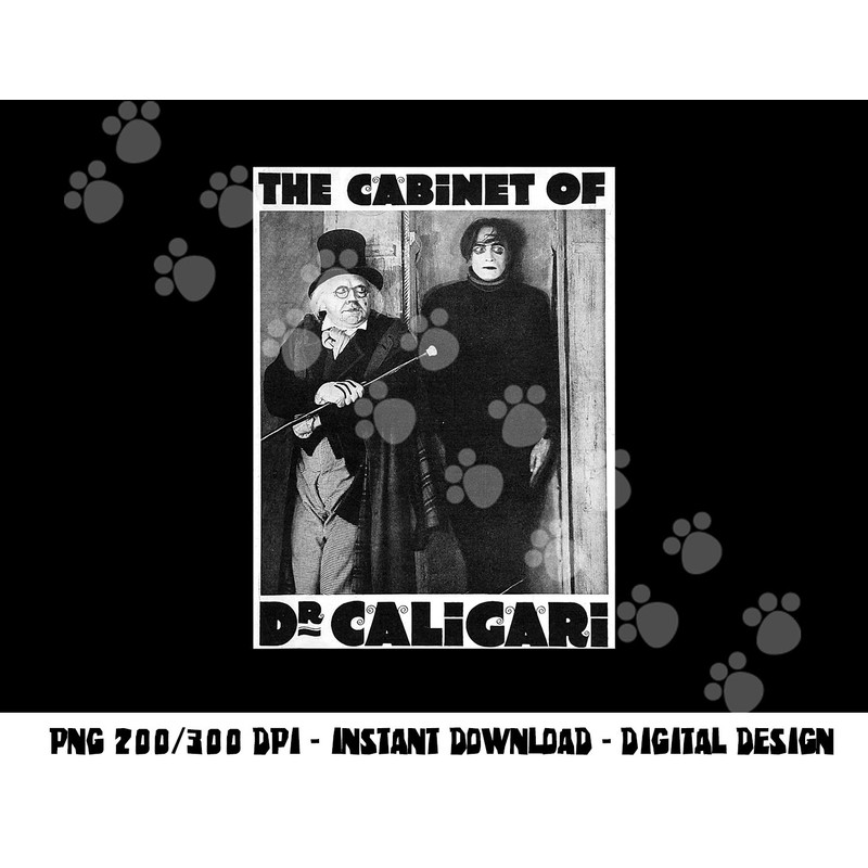 Dr Caligari Halloween Monster Poster Vintage Horror Movie png,sublimation copy.jpg