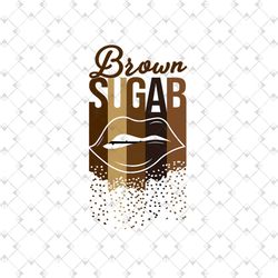 black girl brown sugar lips svg