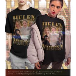 helen mirren vintage shirt, helen mirren homage tshirt, helen mirren fan tees, helen mirren retro 90s sweater, helen mir