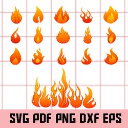 fire bundle svg, fire clipart, fire digital clipart, fire png, fire eps, fire dxf, fire bundle clipart, fire bundle eps