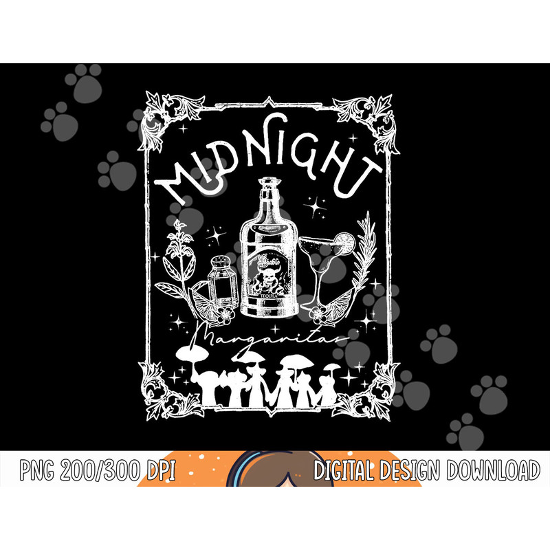 Midnight Margaritas Practical Magic Tee Halloween Cocktails png, sublimation copy.jpg