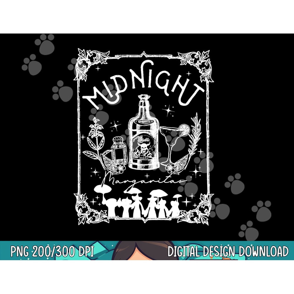 Midnight Margaritas Practical Magic Tee Halloween Cocktails png, sublimation copy.jpg