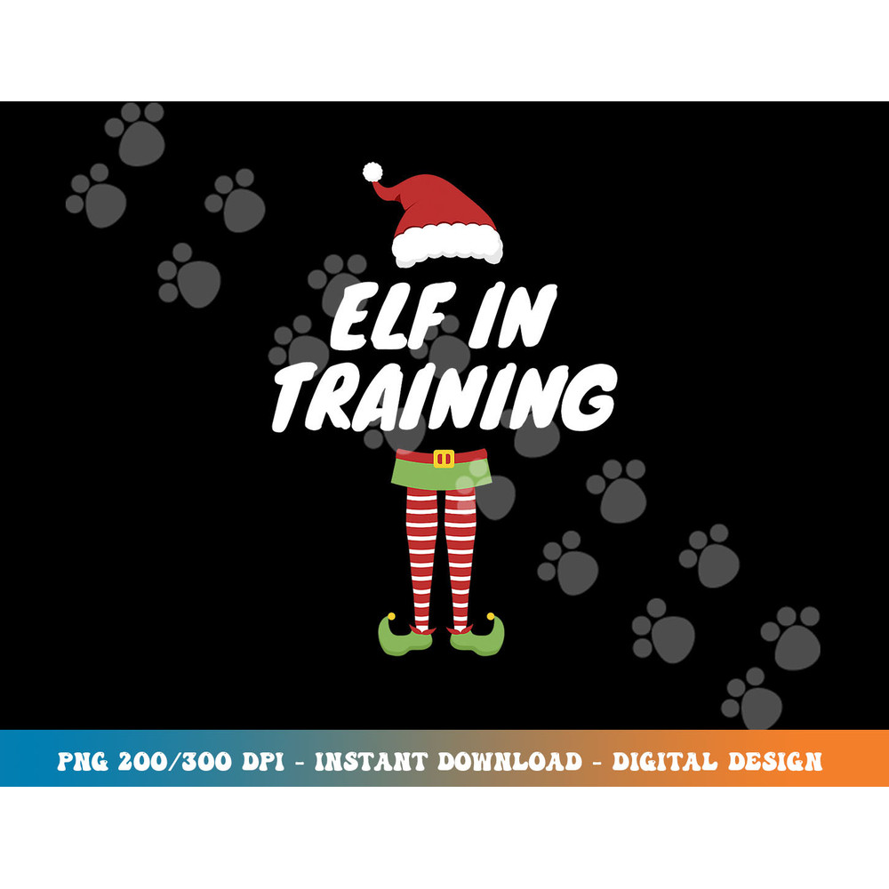 Elf In Training Tshirt, Christmas Elves Family Gift Shirt copy.jpg